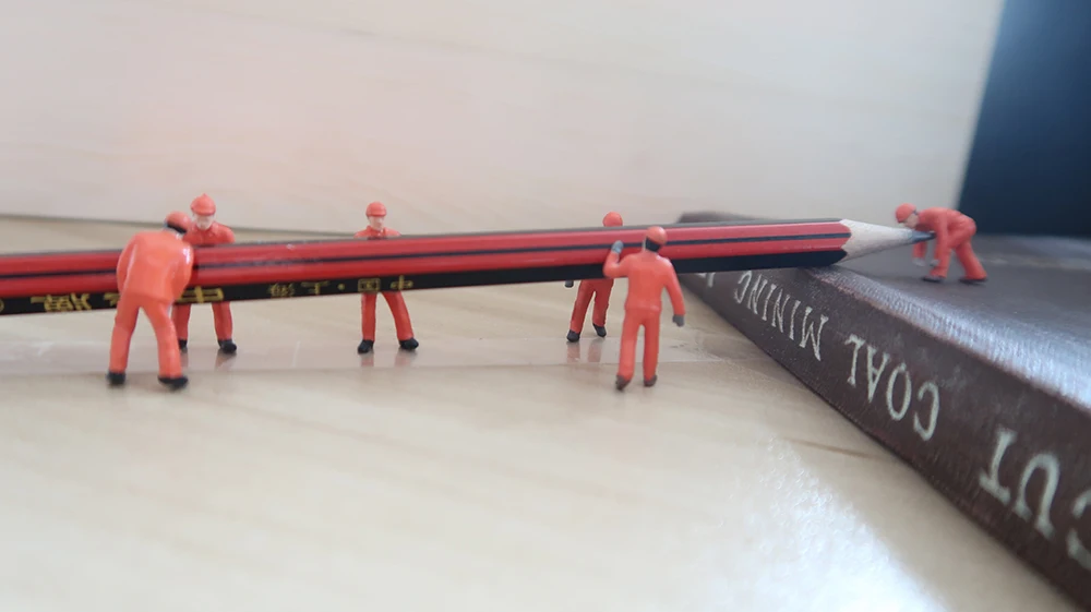 Модель 1/87 поезд в стиле Хо рабочая модель фигурка песочный стол микро-фотография