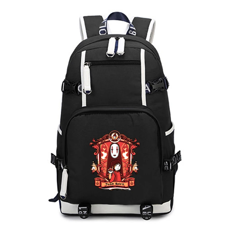 Spirited Away Backpack Cool School Bags for Teenagers Boys Girls Kids Backpacks Schoolbags Daily Rucksack Laptop Bag | Багаж и сумки
