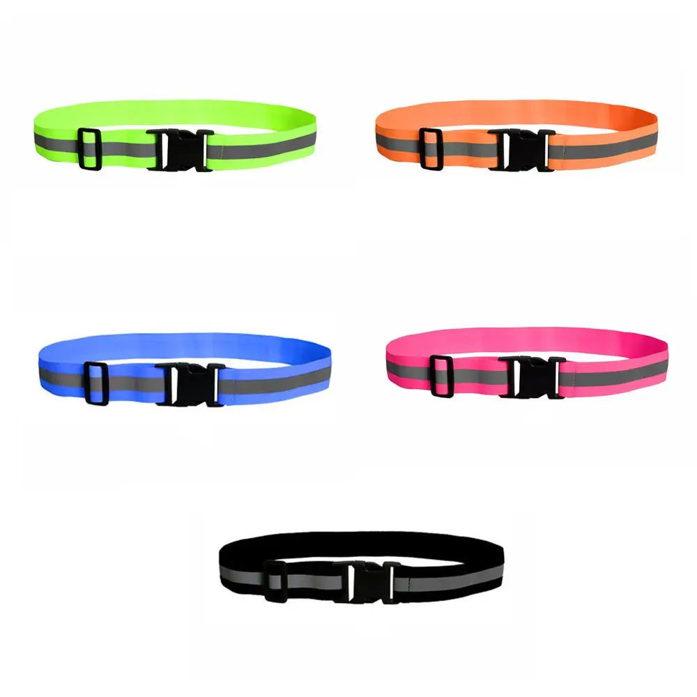 

Cycling Night Safety High Visible Elastic Reflective Waist Running Cycling Equipment Reflective Belts