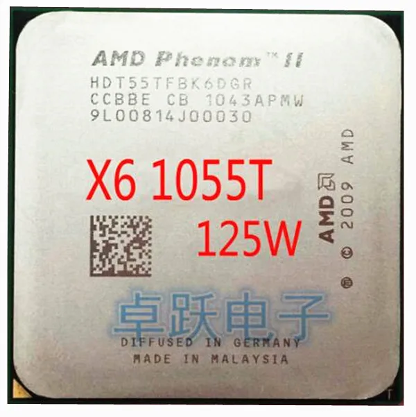 AMD Phenom II x6 1055T X6 2 8 ГГц 6 ядер Мб разъем AM3 125 Вт бесплатная доставка|socket am3|phenom ii x6phenom