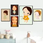 Японские комиксы Yoshitomo Nara, печать на холсте с мультяшными девушками, плакат, Настенная картина для детской комнаты, Современное украшение для дома