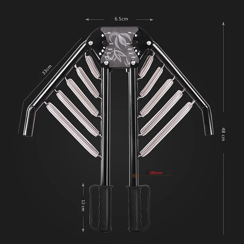 

Arm Exercises 4In1 Power Twister Chest Expander Bicep Blaster Trainer Adjustable Resistance From 30Kgs to 60Kgs