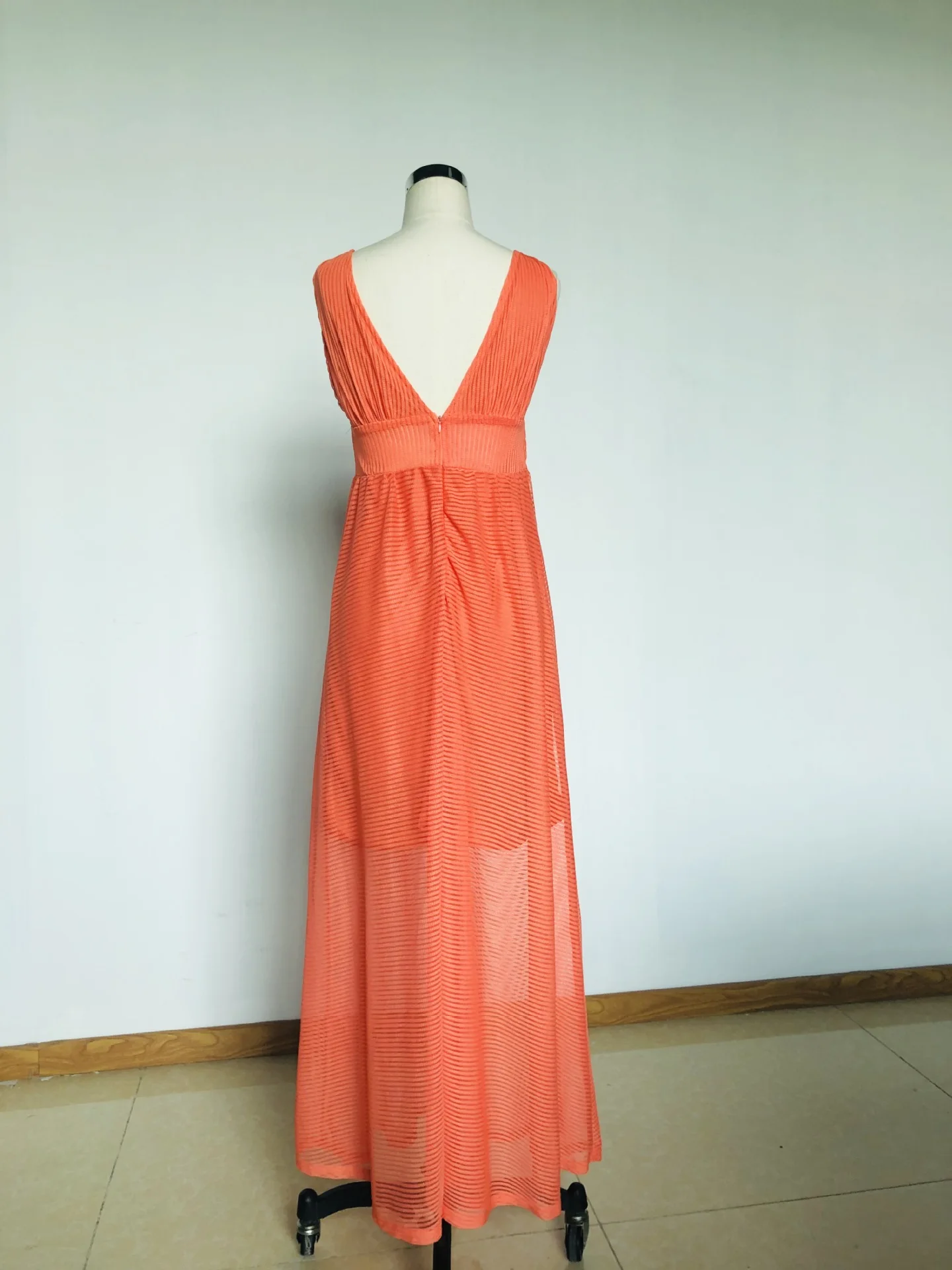 

New Summer Women Deep V backless Beach Casual Dress Sexy Lace Sleeveless Club Party Dress