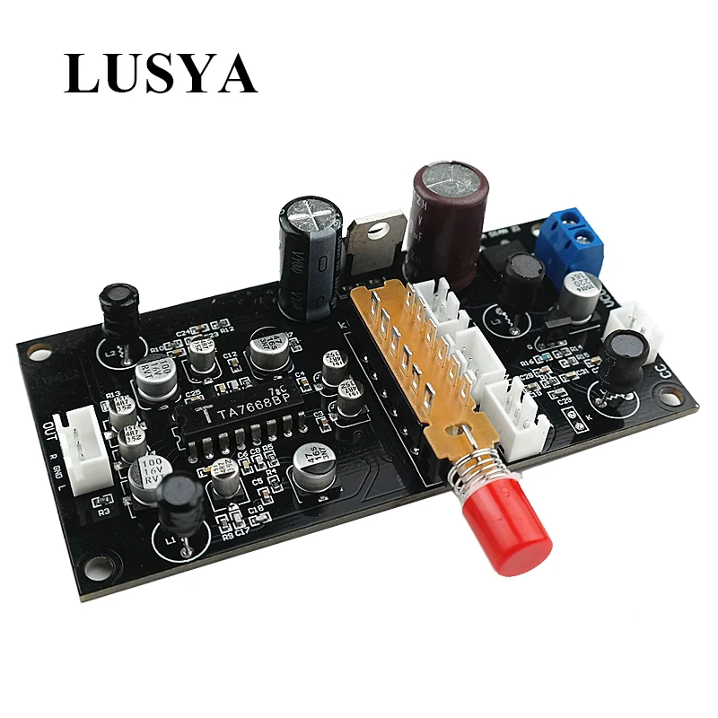 

Lusya TA7668 Tape Recording + Playback Preamplifier Amplifier Board For Vintage Tape Drive Deck Head AC DC Power Supply