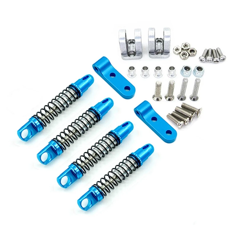 

Metal Front and Rear Shock Absorber with Mount Fixed Bracket for WPL D12 1/10 RC Car Upgrades Parts Accessories