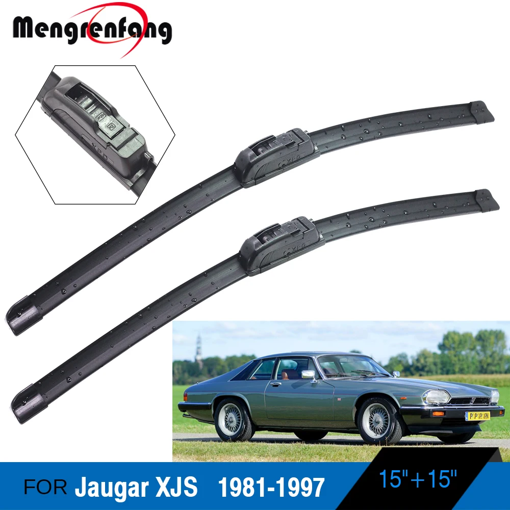 

Для Jaugar XJS лобовое стекло автомобиля стеклоочистителей Мягкие резиновые стеклоочистители J крюк аксессуары в виде оружия 1981-1997