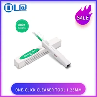 free shipping one click fiber optic connector cleaner pen for 2 5mm sc st and fc connectors fiber optic tools foc