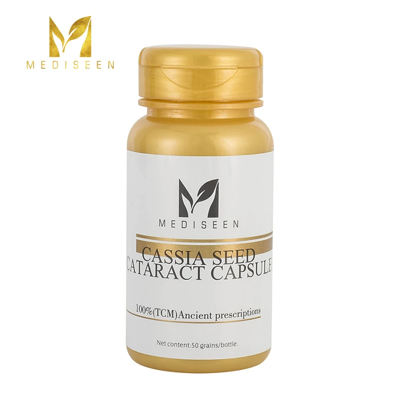 

Капсулы для катаракты семян кассии Mediseen, Лечение неправильного зрения или размытое зрение, страх светильник, темных или желтых предметов,