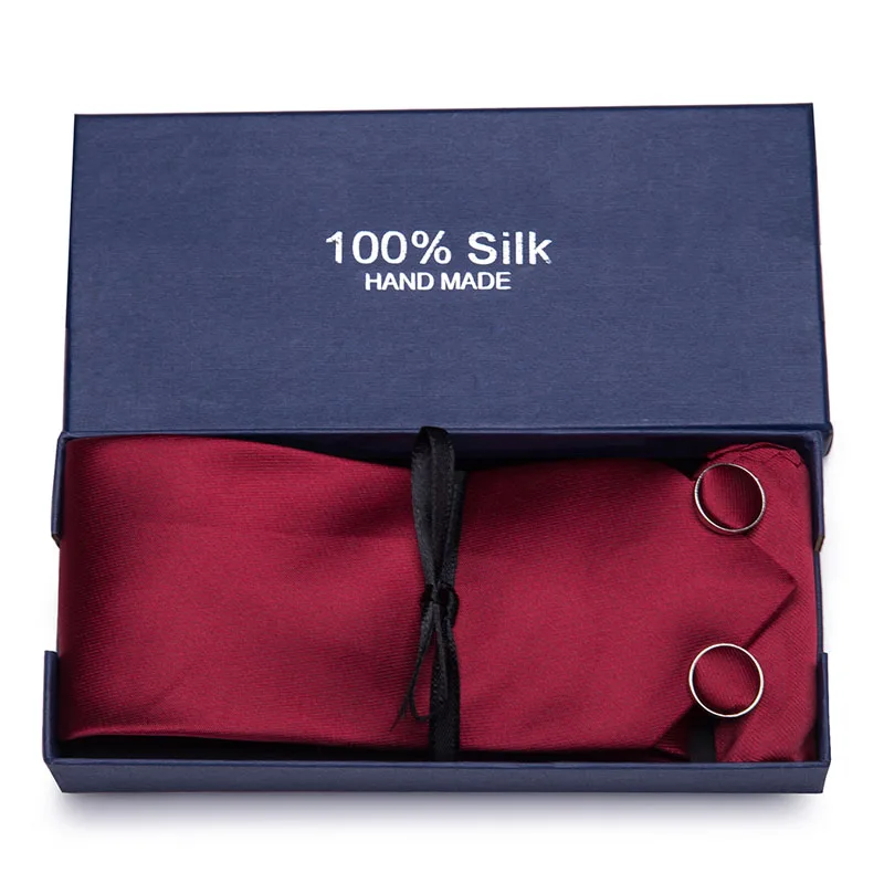 

Набор из галстука и запонок, жаккардовая ткань, 38 видов, для мужчин, Свадебная вечеринка, много аксессуаров в подарочной коробке, набор галст...