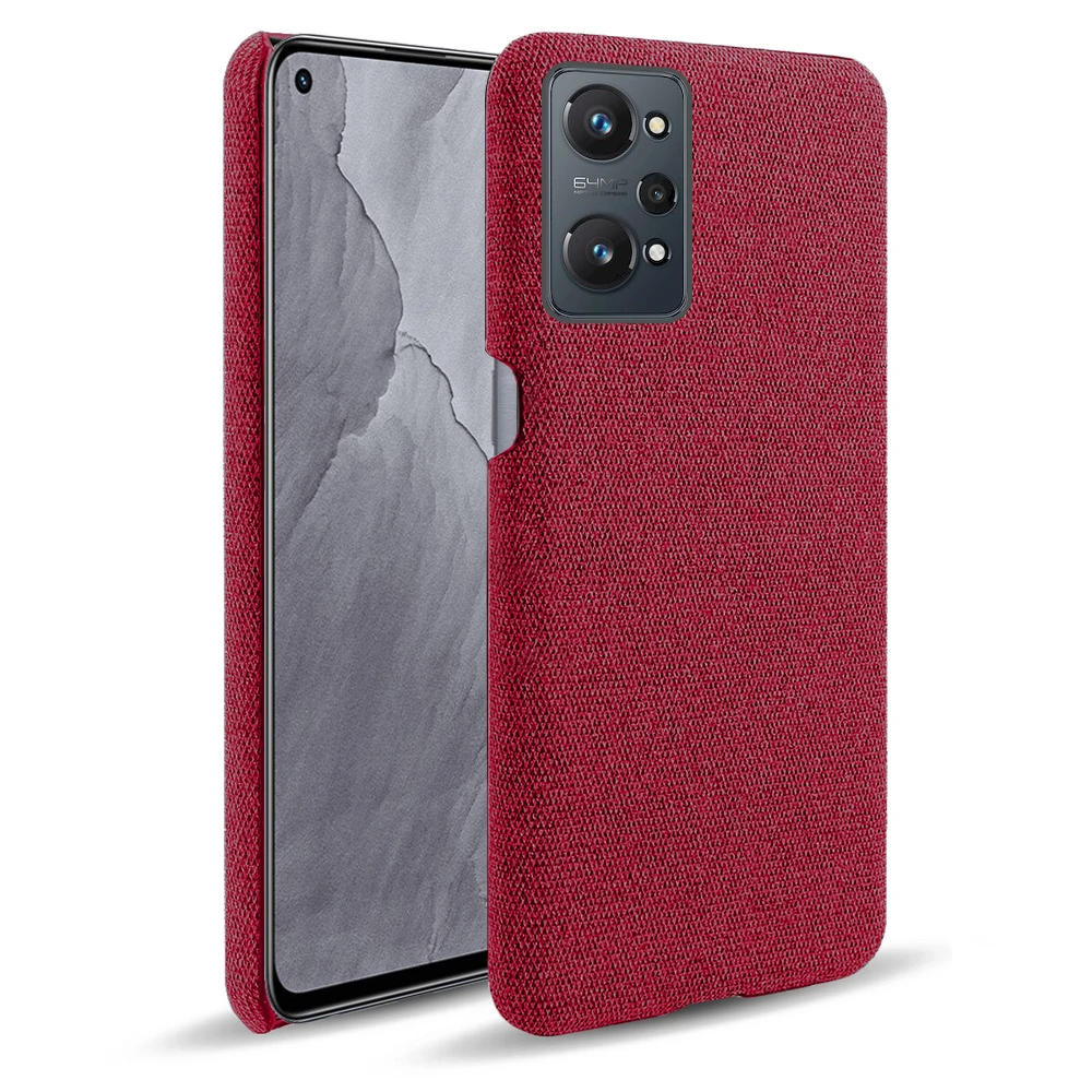 Тканевый кожаный чехол Funda для OPPO Realme GT Neo 2 Neo2 5G Explorer Master Slim Retro Cloth Hard PC Phone Cover Coque -