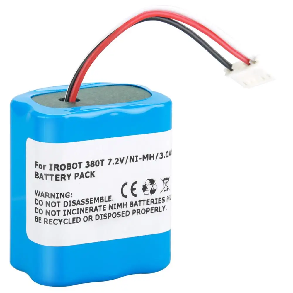 7.2V 3.0Ah Battery For iRobot Roomba Braava 380 380T Mint 5200c Ni-MH 3000mAh Rechargeable battery | Электроника
