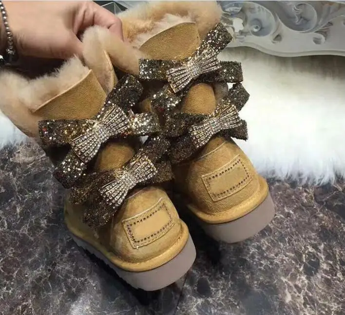 Новое поступление 2019 года женские классические зимние ботинки в австралийском