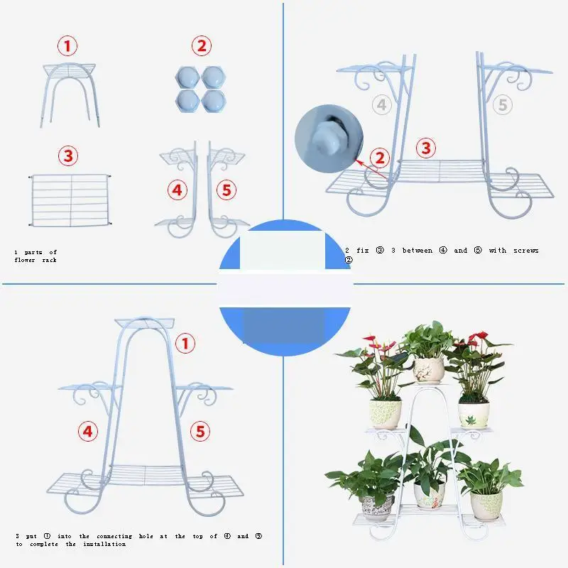 

Piante Decoration Support Pour Plante Decor Iron Varanda Mensole Per Fiori Balcone Balcony Flower Shelf Balkon Balcon Plant Rack