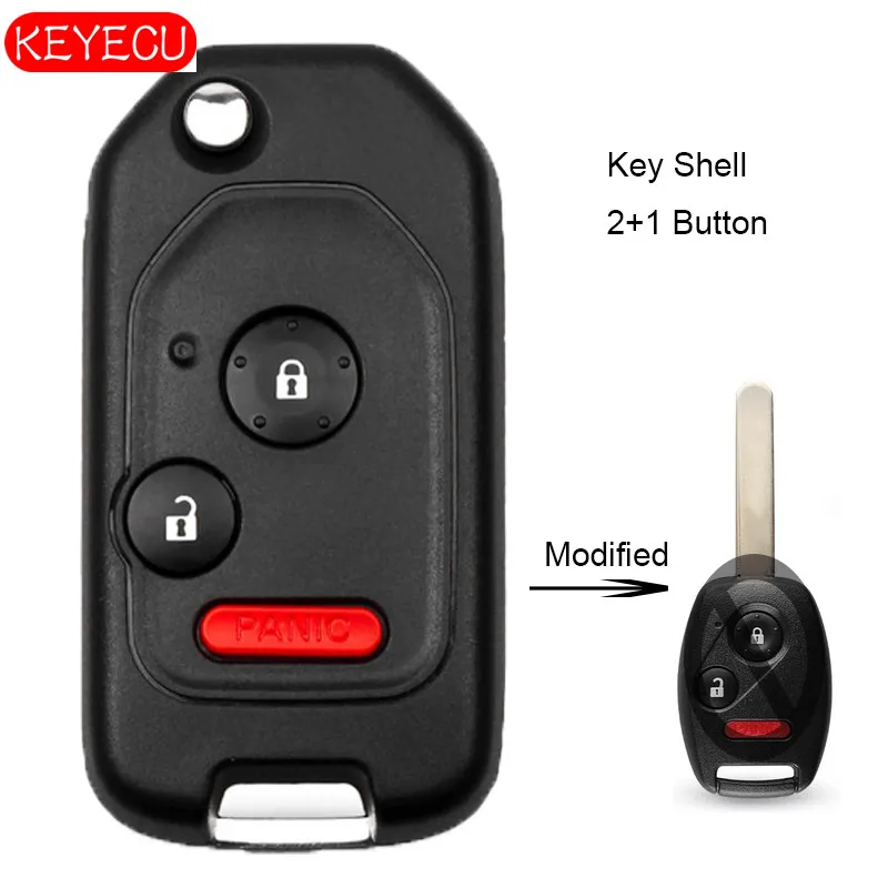 Запасной чехол для пульта дистанционного управления KEYECU 2 + 1 кнопка/3 кнопка