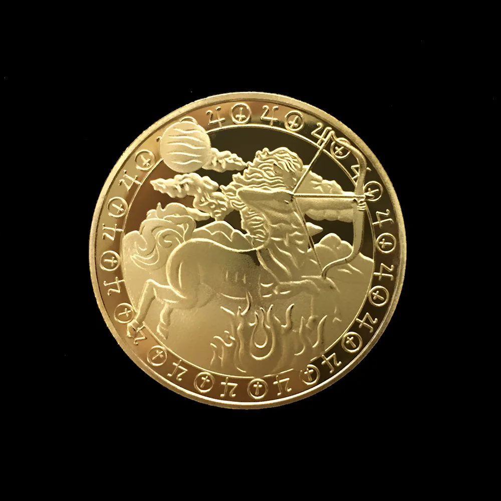 

Twelve Constellation Lucky Gold Coin Sagittarius Commemorative Coin