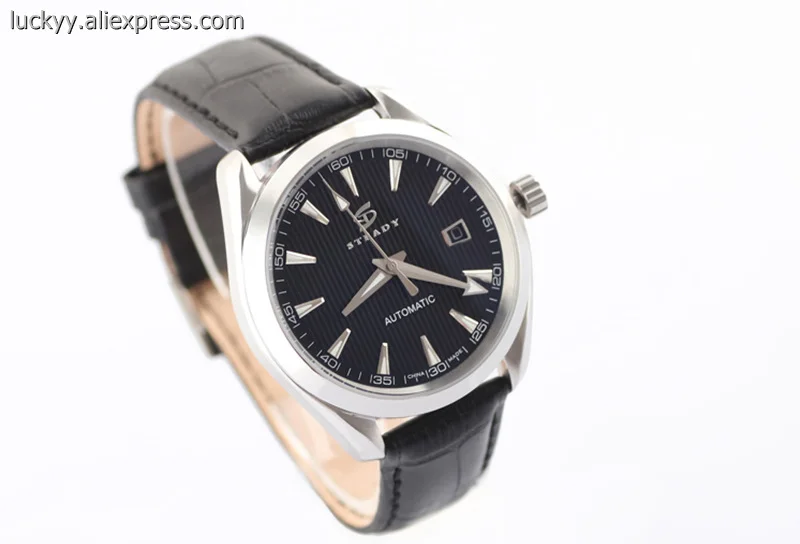 

Famous brand watches classic automatic mechanical watches for man casual business male silver wristwatches water resistant A146