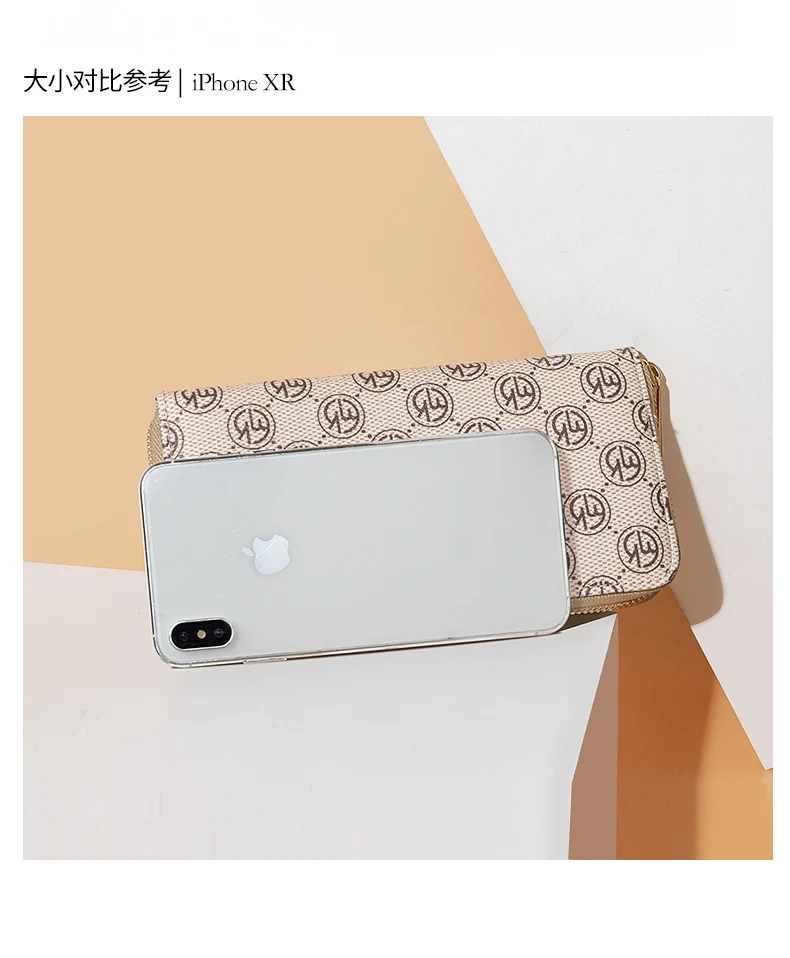 MARRY KORS, женские кожаные кошельки на молнии, бежевый карман для телефона, кошелек, держатель для карт, Женский Длинный кошелек, портмоне, держатель для карт, клатч