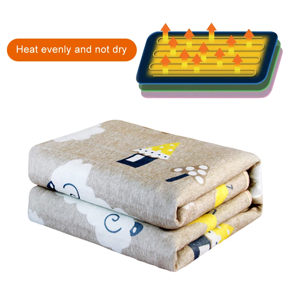 Blanket Heated 220V Electric Mattress Thicken Thermostat Blankets Security Heating Warm Plaid | Дом и сад