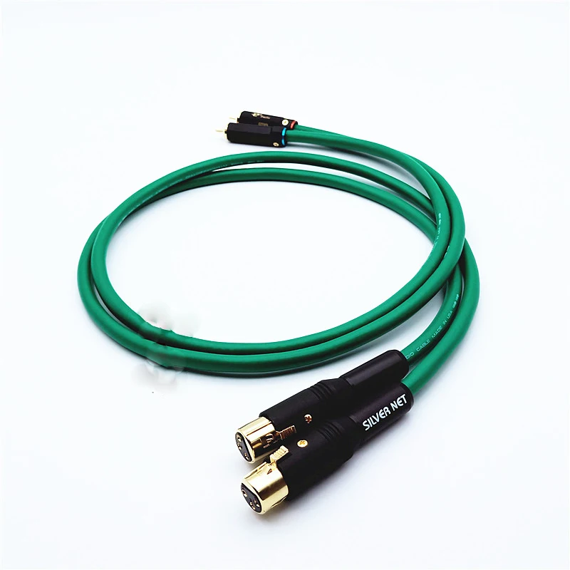Высокое качество 2328 чистый Медь RCA к XLR балансный Разъем усилитель CD плеер dvd
