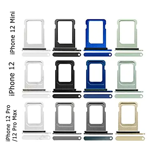 Запасной лоток для двух Sim-карт для iPhone 12 Pro, модуль слота для держателя, гибкий + Sim-ридер от AliExpress WW