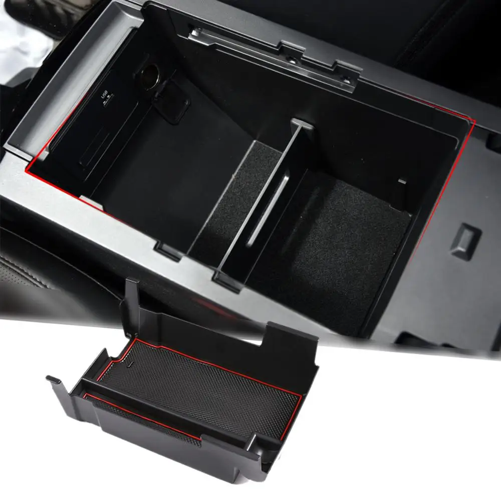 

For Mazda 3 2020 Central Interior Storage Box Container Organizer Phone Glove Armrest Box Car Accessories Interior