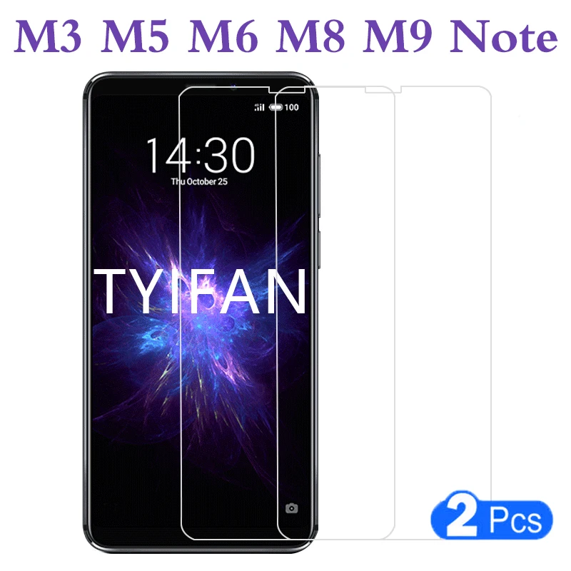 Защитная пленка для экрана мобильного телефона meizu m3 m5 m6 m8 m9 note стеклянная