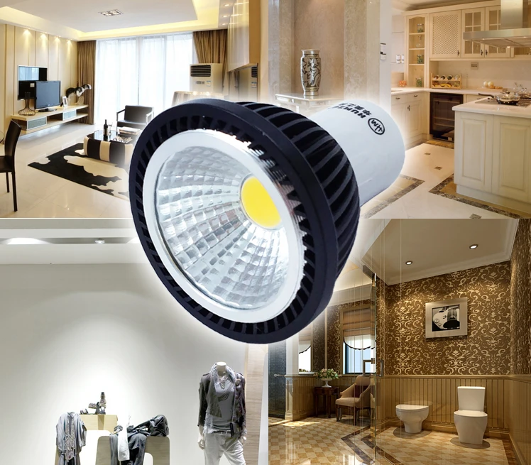 Высокое качество COB 3 Вт 5 7 E27 светодиодная лампочка лампа 85-265 в теплый белый/белый