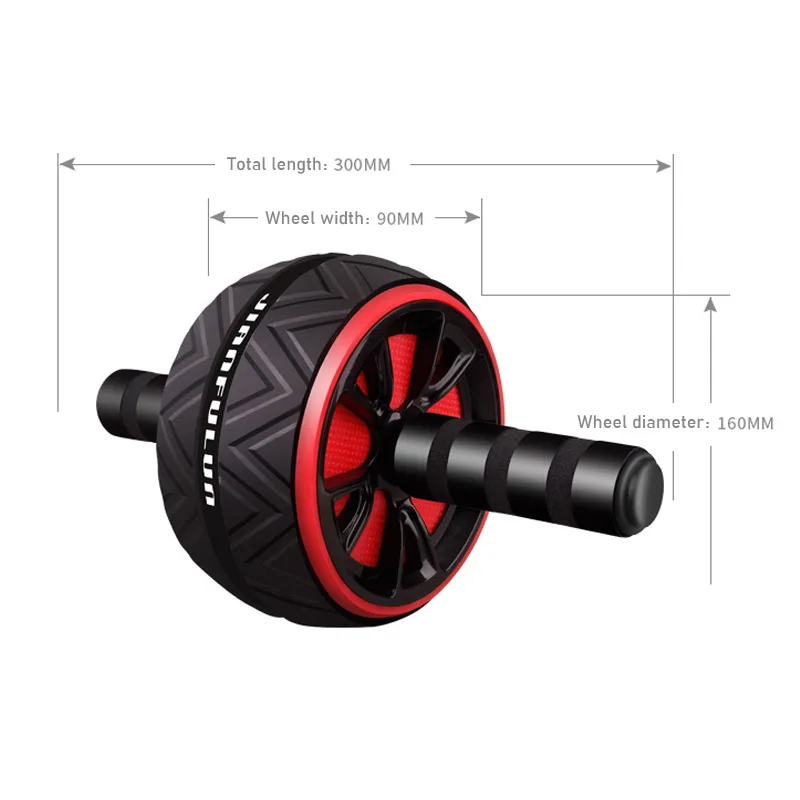 

Abs Roller Abdominal Wheel Muscle Trainer For Fitness No Noise Ab Roller Wheel Workout Training Home Fitness Equipment