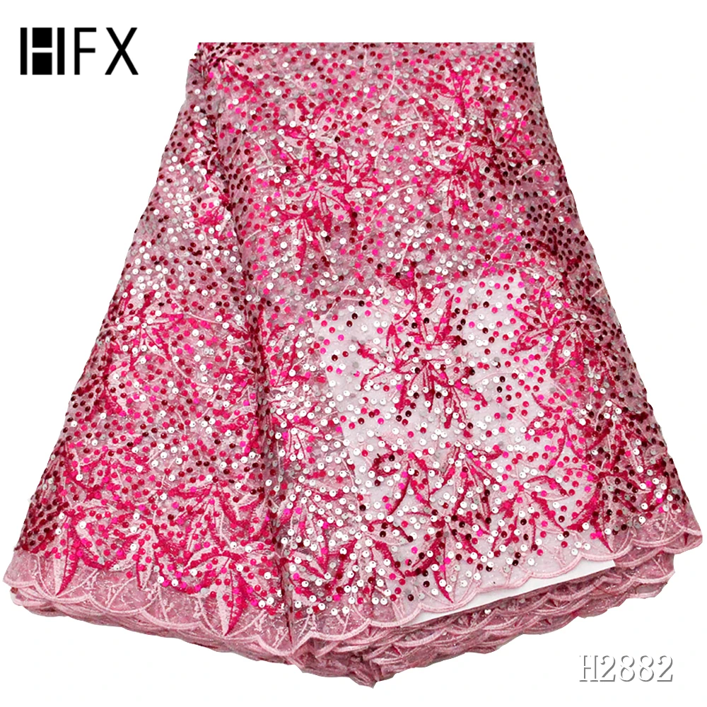 Кружевная ткань с пайетками в африканском стиле 2019 Высококачественная кружевная