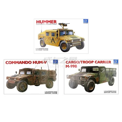 Модель 1/35 года бронированный грузовик Hummer штурмовой внедорожник Сборная модель