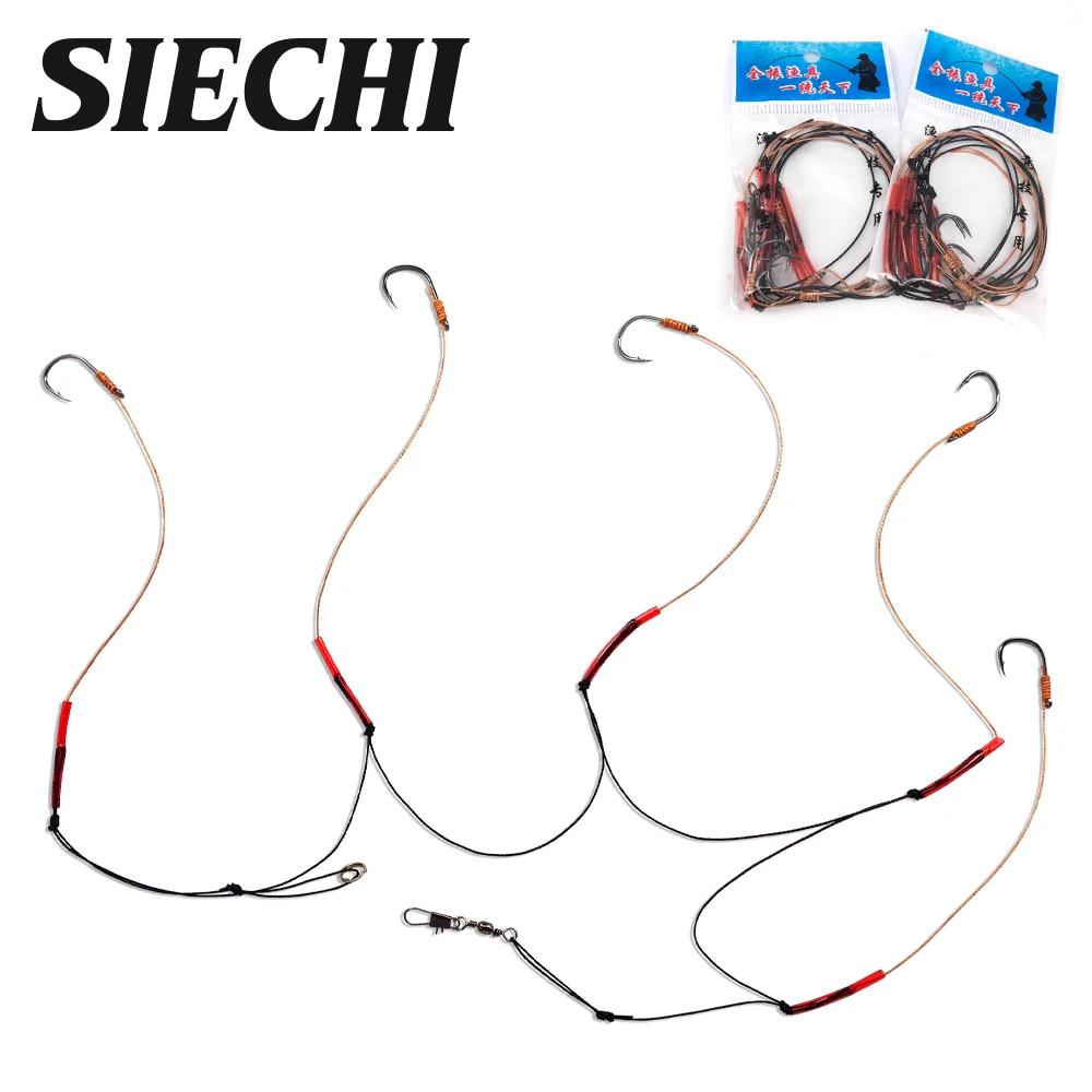 SIECHI 3 шт. с высоким содержанием углерода Сталь крючки 5 небольшой крючок показан