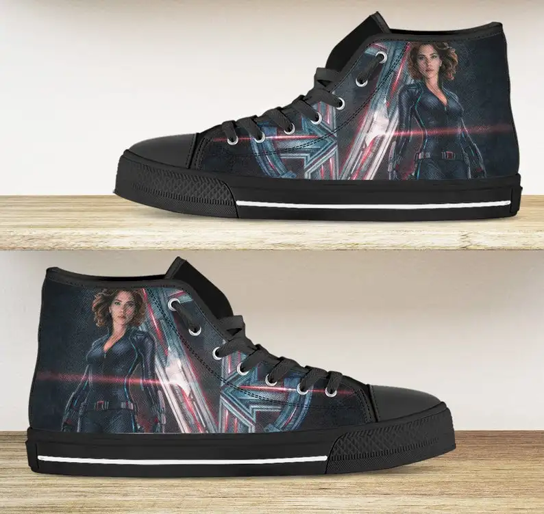 

Black Widow shoes. fashion high tops, Casual Sneakers Shoes For Man High For Men/high Quality Handiness Light Weight Sneakers
