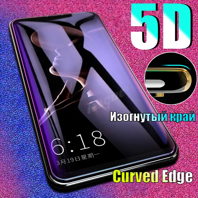 5D закаленное стекло для Xiaomi Poco X3 Nfc M3 F3 Pocox3 x3nfc Mi 10t Lite A2 8 9t Pro 9 Mi8 Защитное экрана Redmi