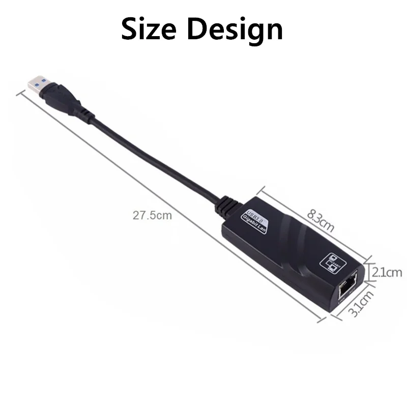 Ethernet-адаптер USB 3 0 сетевая карта к RJ45 Lan гигабитный Интернет для компьютера Macbook