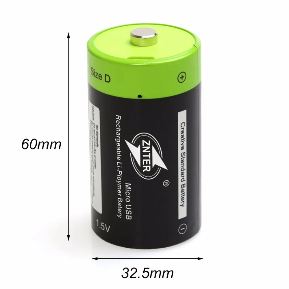 Аккумулятор ZNTER 1 5 в 6000 мА · ч Micro USB аккумуляторная батарея литий-полимерные