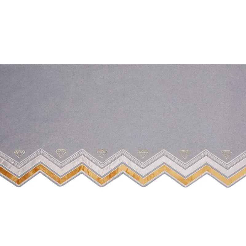 Простой Римский балдахин с алмазным рисунком шениль синий/серый/зеленый для окон