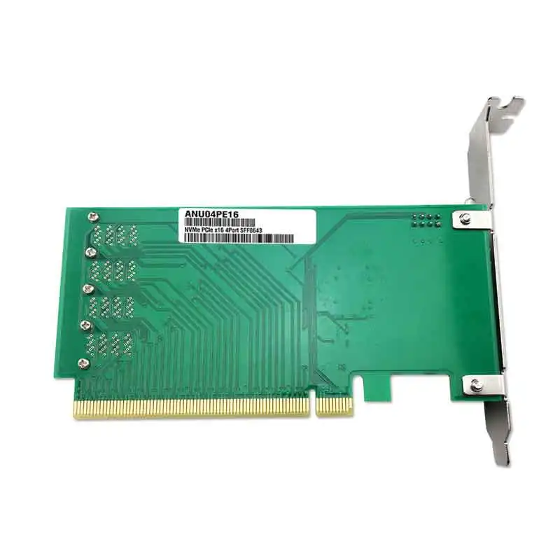 anu04pe16 pcie x4sup порт nvme ssd 4 порта sff8643 до sff8639 nvme конт