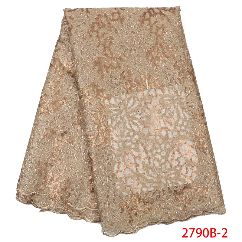 

Роскошные золотые блестки кружевные ткани высокого качества африканская кружевная ткань вышивка органза кружевная ткань с камнями/бисеро...