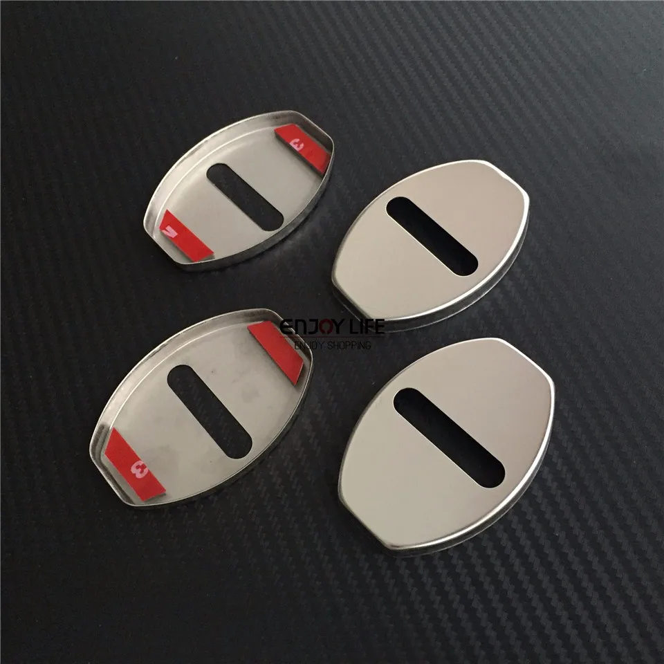 Аксессуары для Нержавеющая сталь Пряжка дверного замка фиксатор крышка Стикеры