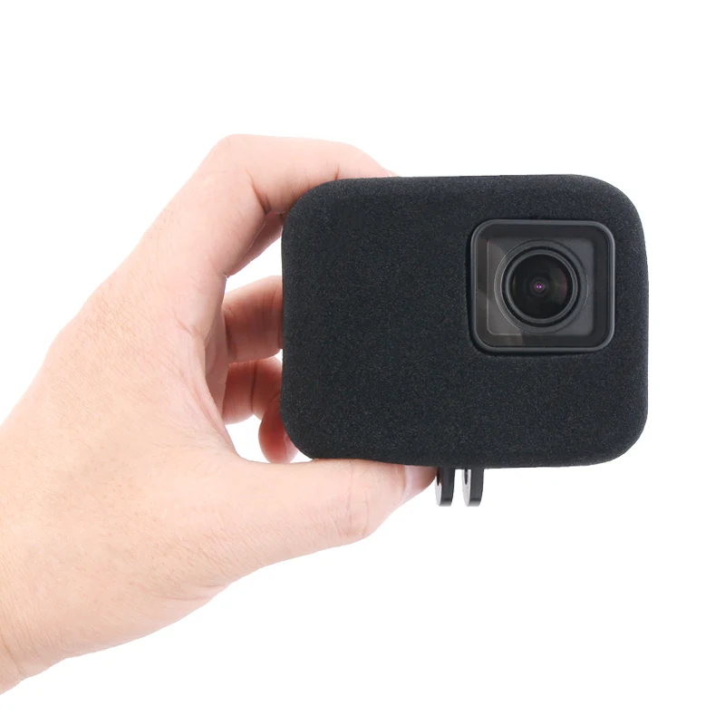 Чехол накладка из губчатой пены с шумоподавлением на ветровое стекло для GoPro Hero 5 6