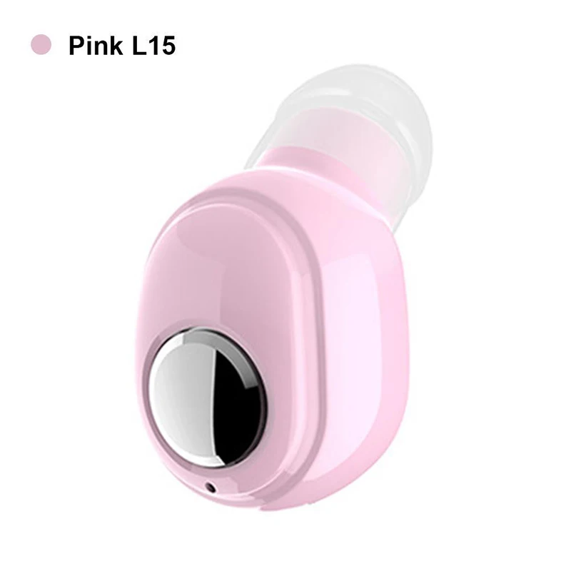 1 шт. Мини Bluetooth наушники L15 V5.0 Беспроводная стерео гарнитура в ухо с микрофоном