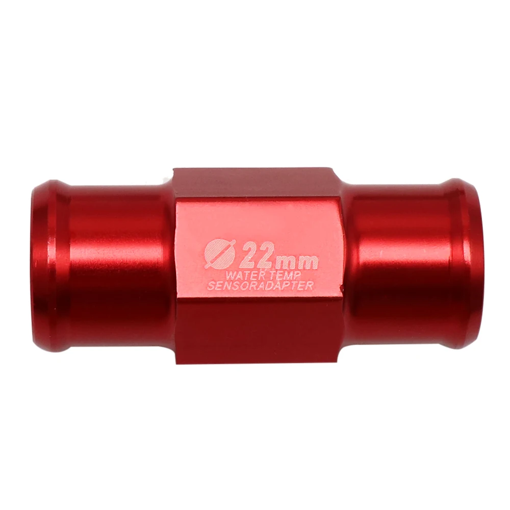 22mm-Red Sclmotos-нержавеющая 18/22 мм мотоцикл термометр датчик измеритель температуры воды Температура Сенсор адаптер KOSO для Kymco Xmax 300 CBR125 ниндзя - Цвет: 22mm-Red