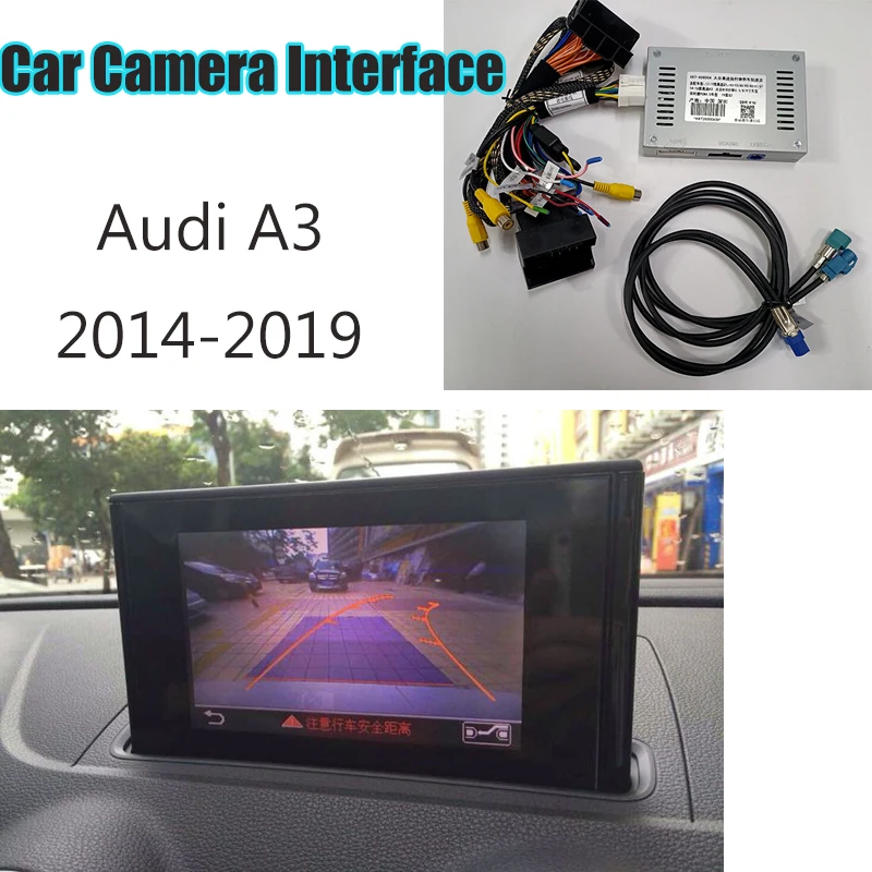 Автомобильный Реверсивный Камера для Audi A3 2014-2019 резервного копирования