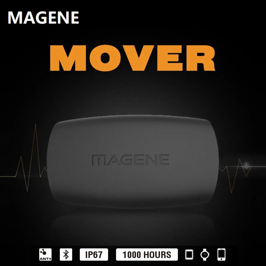 Оригинальный Magene Move H64 двойной режим Bluetooth 4 0 Ant + датчик сердечного ритма с