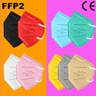 FFP2 цветные маски kn95 сертифицированные черные туши для ресниц kn95 ffp2 negra mascarillas fpp2 homologada ffp3 ffp2 многоразовая маска