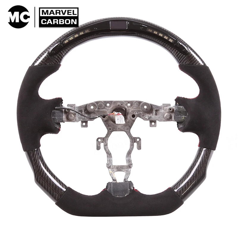 

Спортивное светодиодное рулевое колесо из углеродного волокна для Nissan 370Z