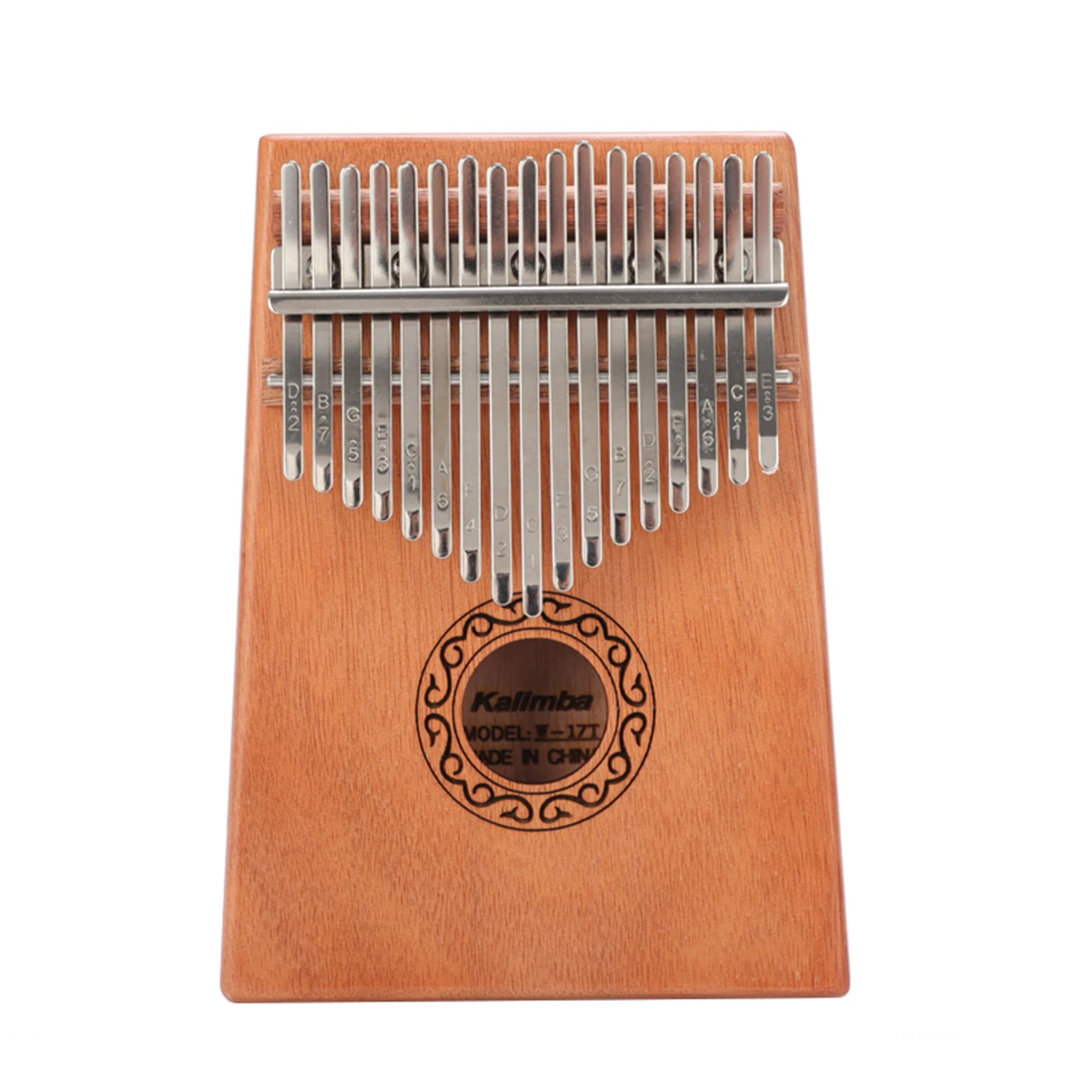 

17-Key Kalimba Wooden Thumb Piano Toy Mbira Finger Musical Instrument Kit with Tuning Hammer Carry Bag