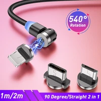 lovebay magnetic cable micro usb type c lightning 540%c2%b0 phone magnet charger for iphone 11pro max samung fast charging wire cord