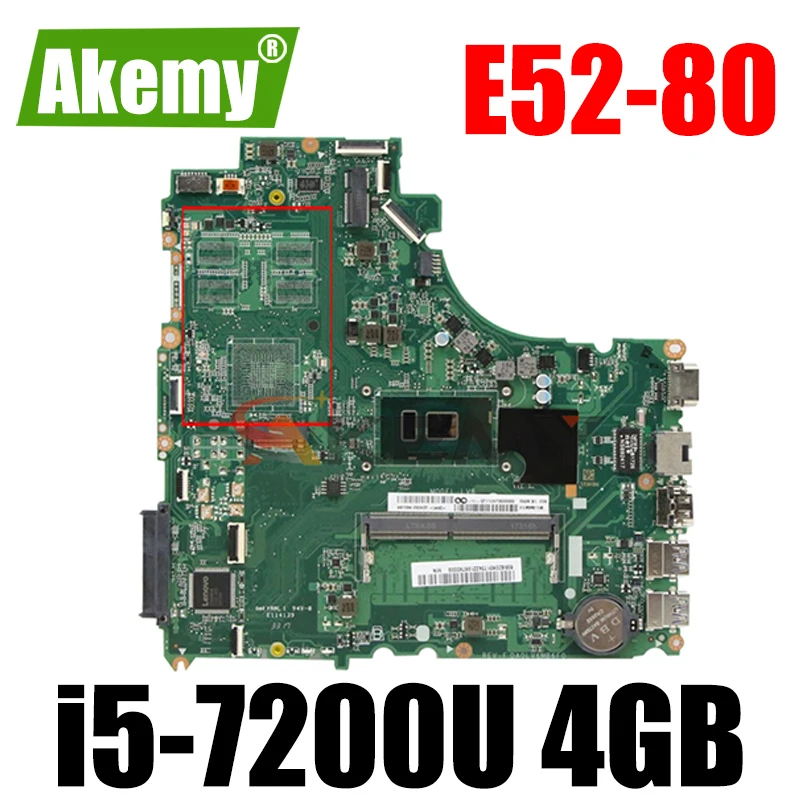 

Akemy для Lenovo V310-15ISK/IKB V510-15IKB/ISK E52-80 Материнская плата ноутбука DA0LV6MB6F0 процессор i5-7200U оперативная память 4 Гб протестированы 100%
