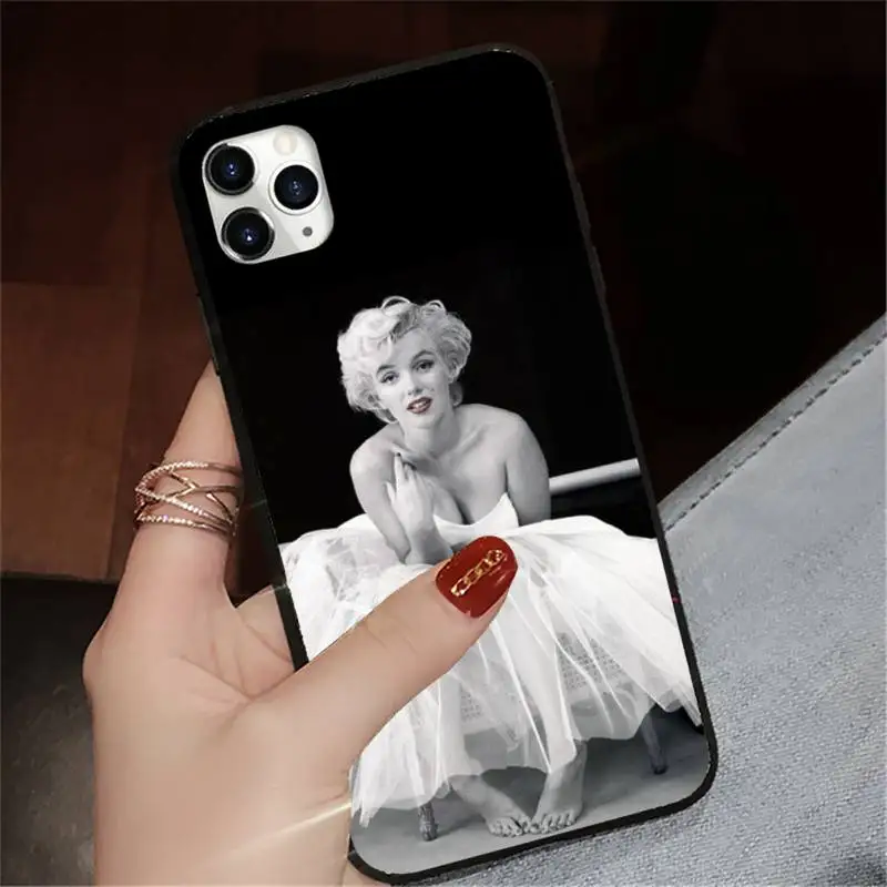 

Marilyn Monroe American famous singer Phone Case for iPhone 11 12 mini pro XS MAX 8 7 6 6S Plus X 5S SE 2020 XR